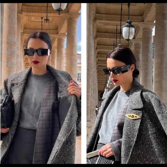 BURBERRY UNIQUE SUNGLASSES AT MILAN FASHION WEEK IN MILAN ON VICTORIA STELLA - Picture 6 of 16